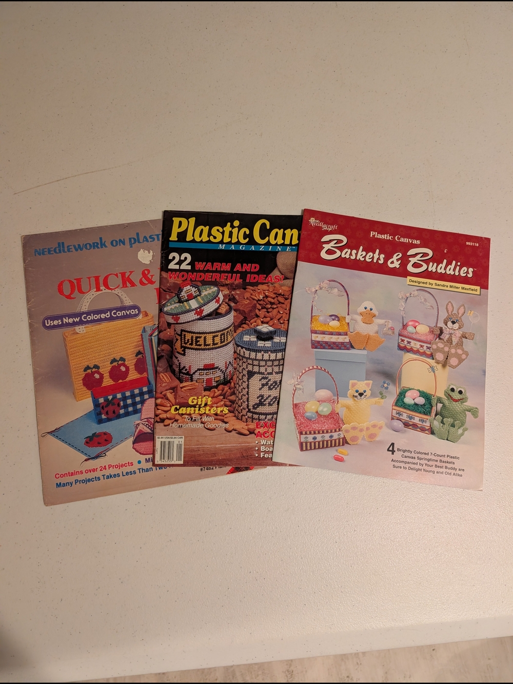 Plastic Canvas Craft Magazines - Colorful Project Ideas